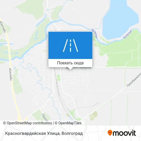 Карта Красногвардейская Улица