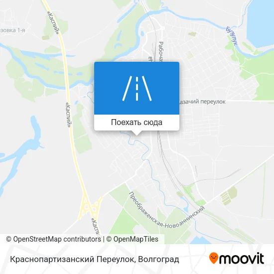 Карта Краснопартизанский Переулок