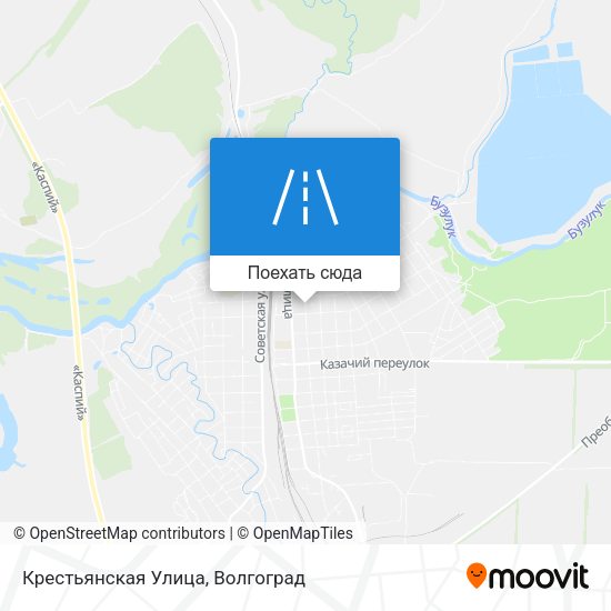 Карта Крестьянская Улица