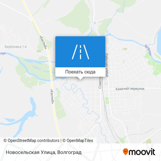 Карта Новосельская Улица