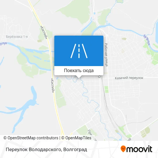 Карта Переулок Володарского