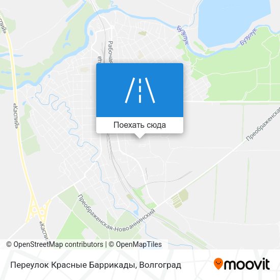 Карта Переулок Красные Баррикады