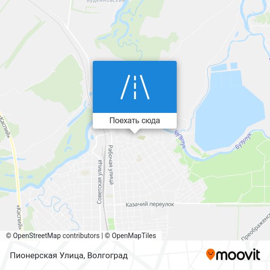 Карта Пионерская Улица