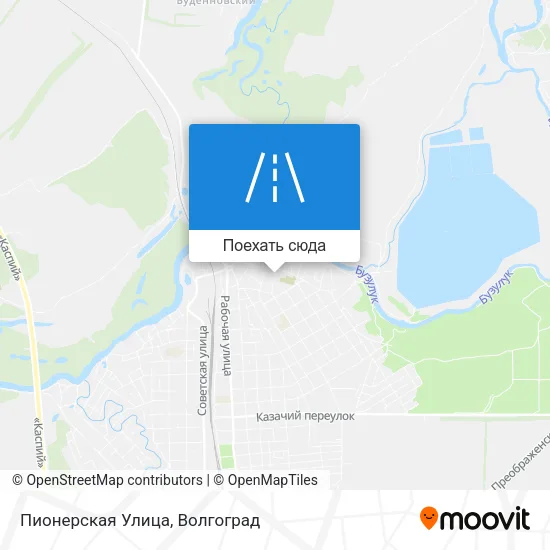 Карта Пионерская Улица