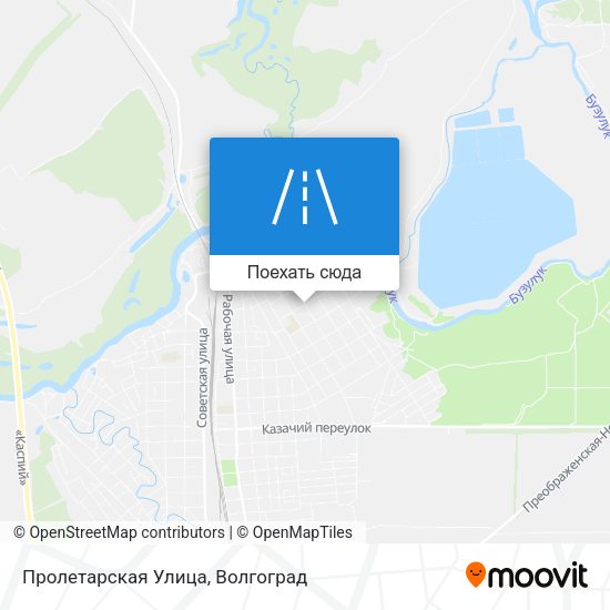 Карта Пролетарская Улица