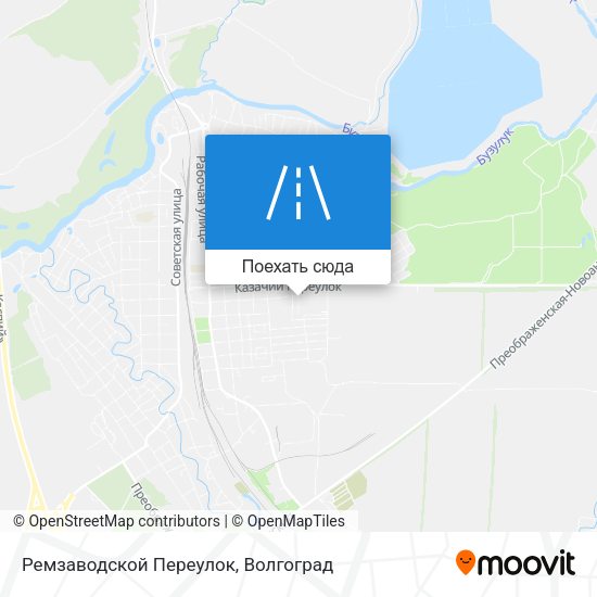 Карта Ремзаводской Переулок