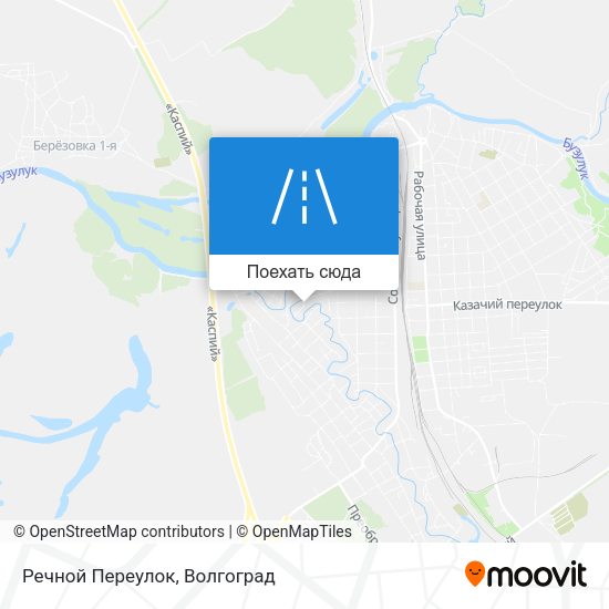 Карта Речной Переулок