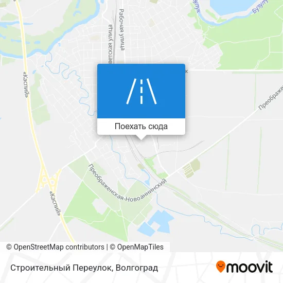 Карта Строительный Переулок