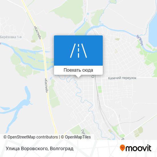 Карта Улица Воровского