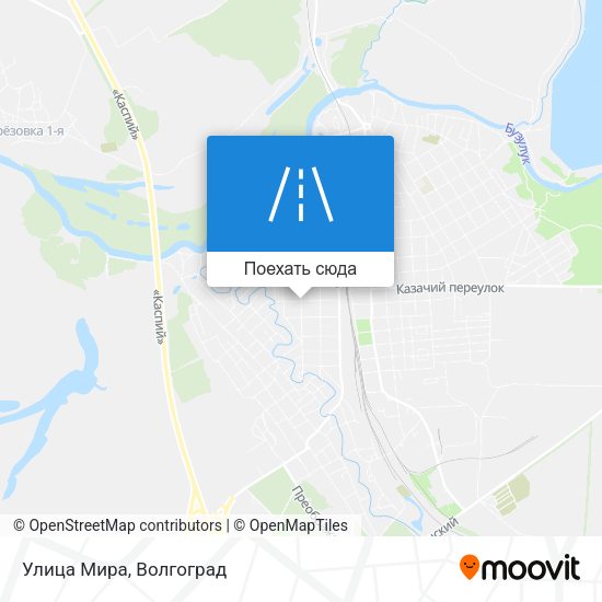 Карта Улица Мира