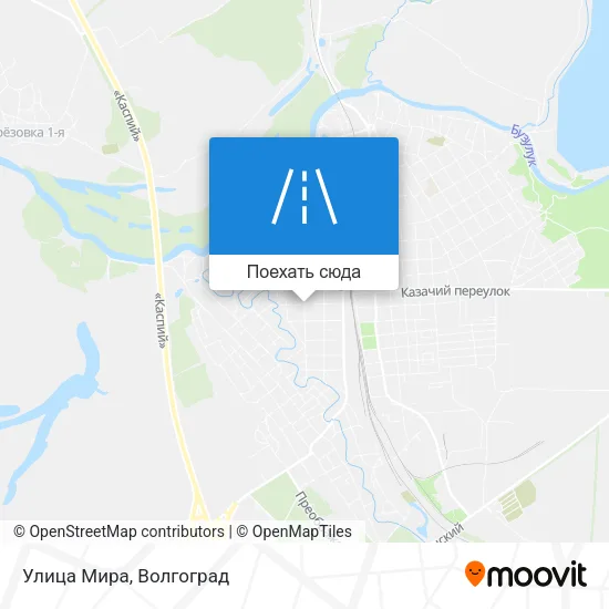 Карта Улица Мира