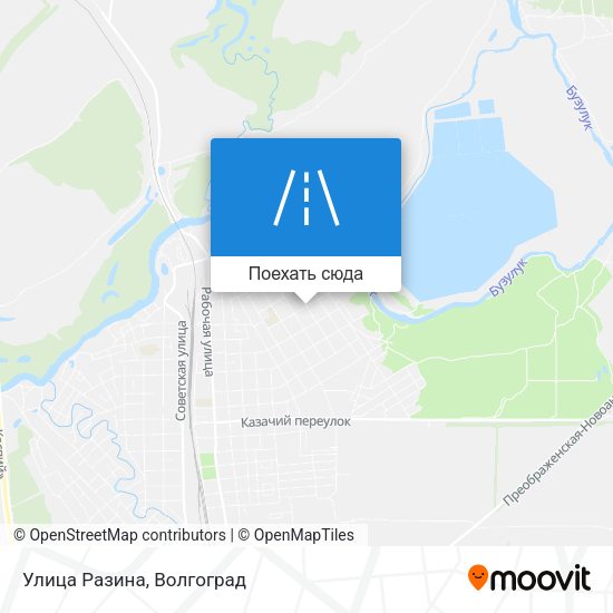 Карта Улица Разина
