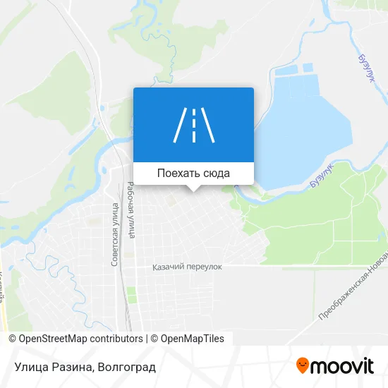 Карта Улица Разина