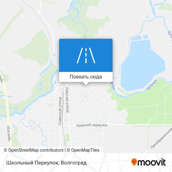 Карта Школьный Переулок