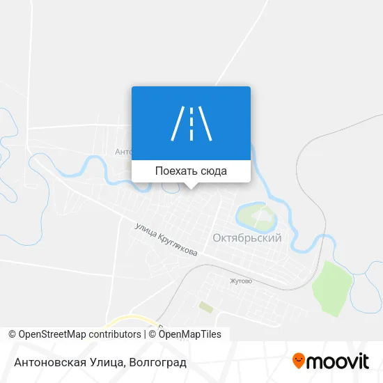 Карта Антоновская Улица