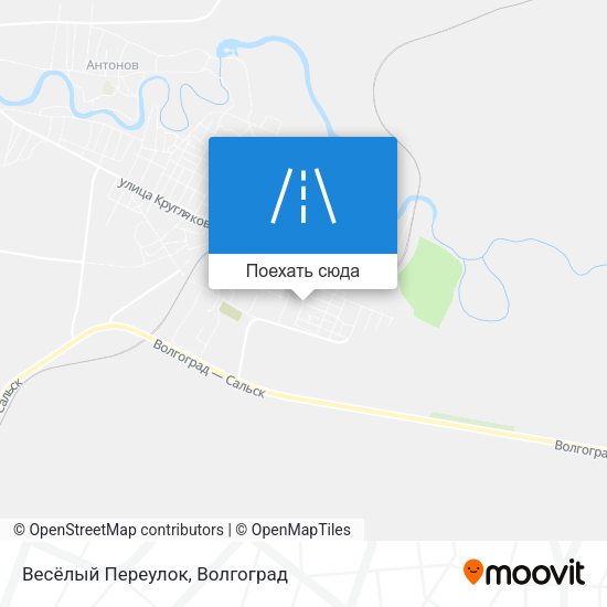 Карта Весёлый Переулок