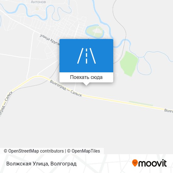 Карта Волжская Улица