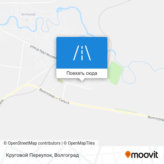 Карта Круговой Переулок
