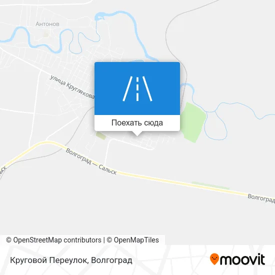 Карта Круговой Переулок
