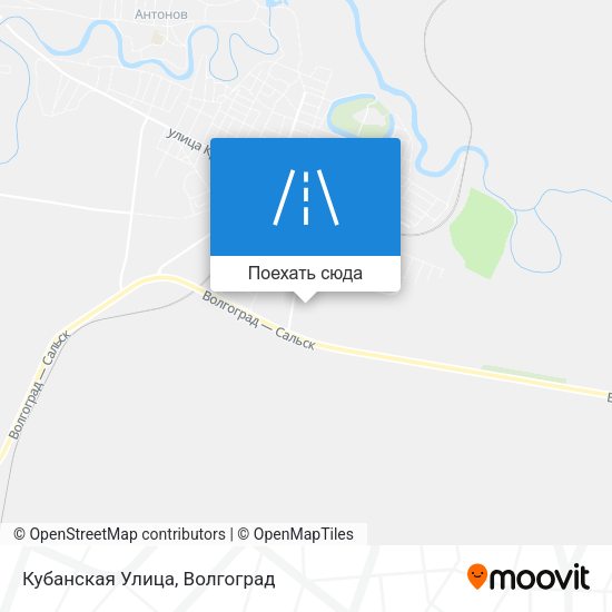 Карта Кубанская Улица