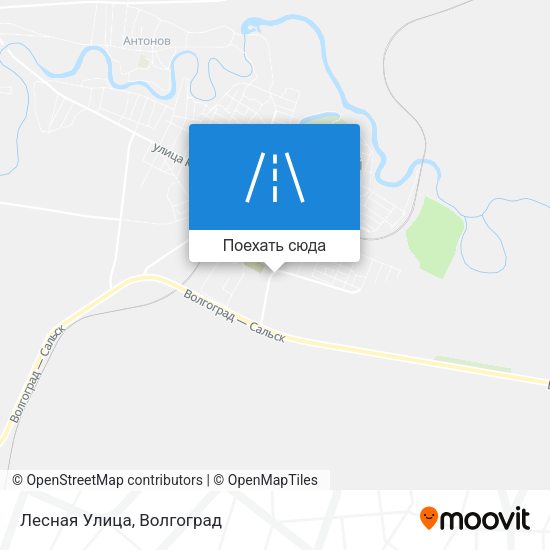 Карта Лесная Улица