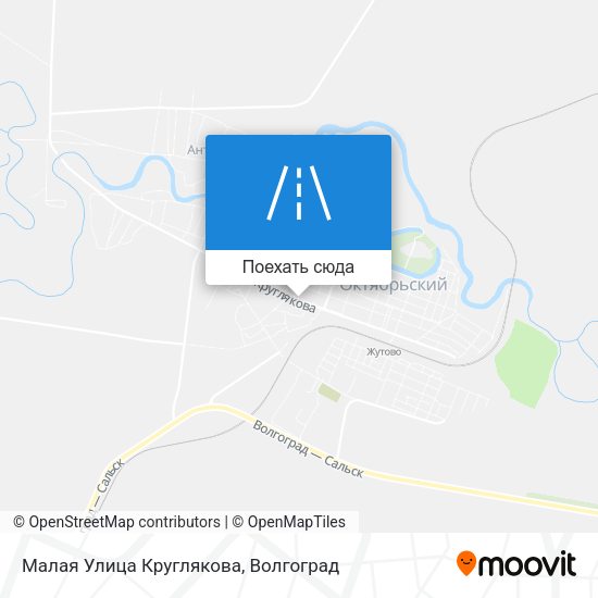 Карта Малая Улица Круглякова