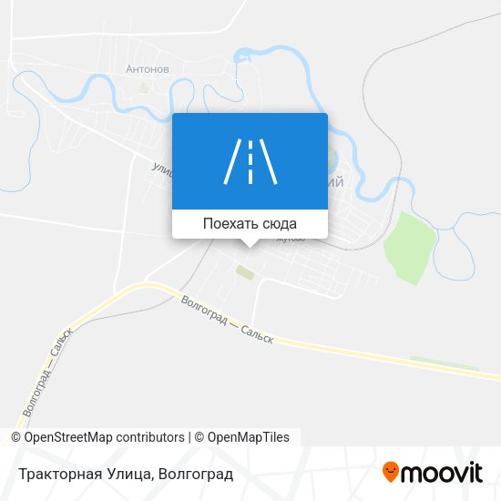 Карта Тракторная Улица