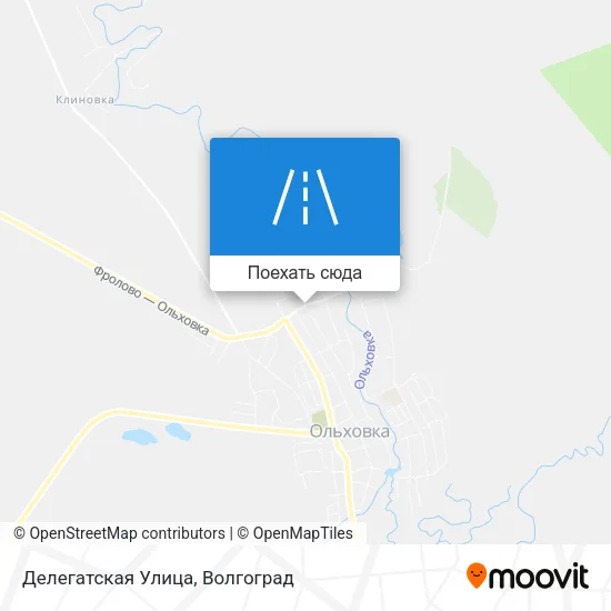 Карта Делегатская Улица