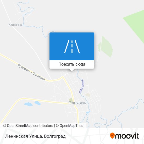 Карта Ленинская Улица