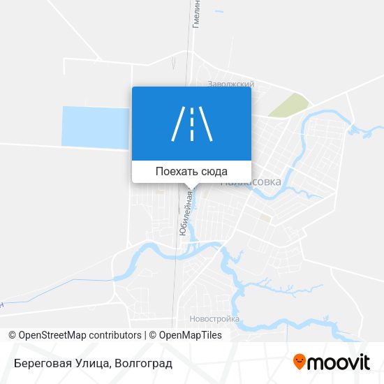 Карта Береговая Улица