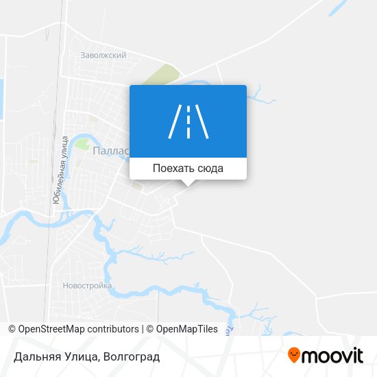 Карта Дальняя Улица
