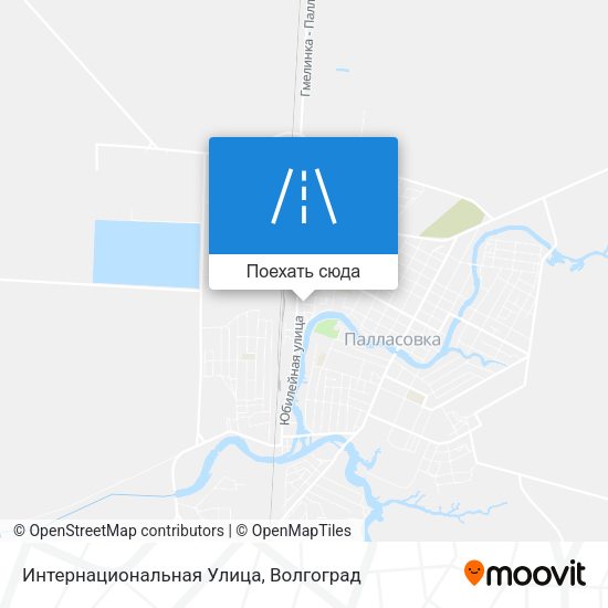 Карта Интернациональная Улица