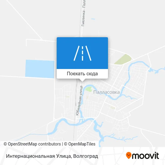 Карта Интернациональная Улица