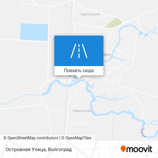 Карта Островная Улица