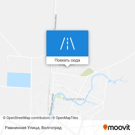 Карта Равнинная Улица