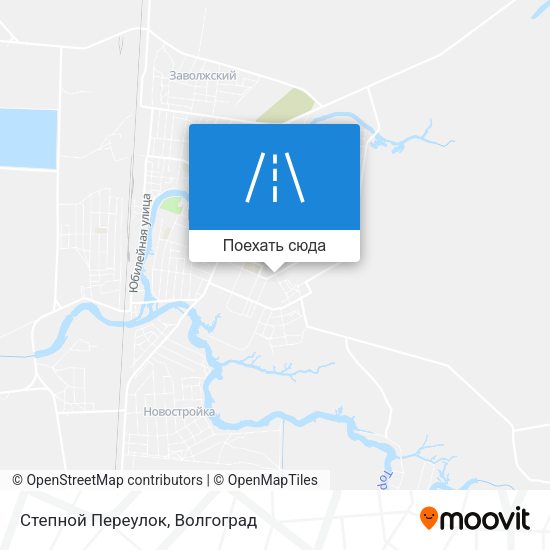 Карта Степной Переулок