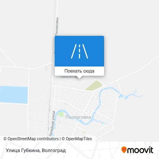 Карта Улица Губкина