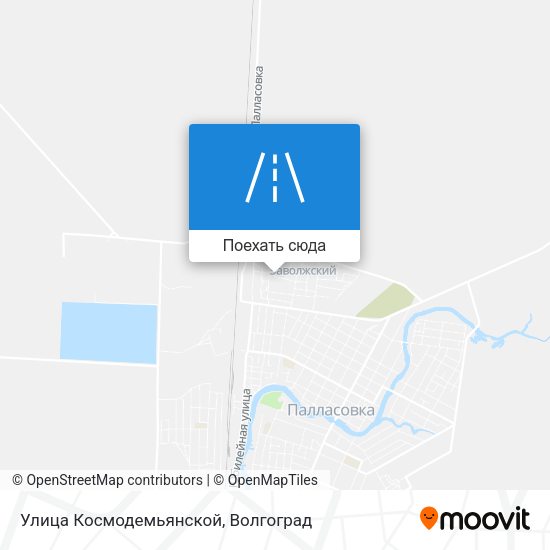 Карта Улица Космодемьянской