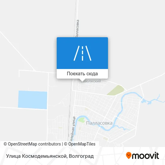 Карта Улица Космодемьянской