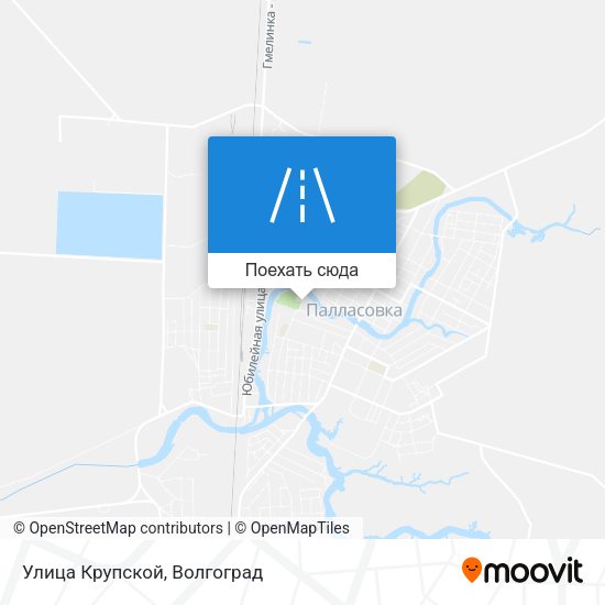 Карта Улица Крупской