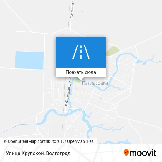 Карта Улица Крупской