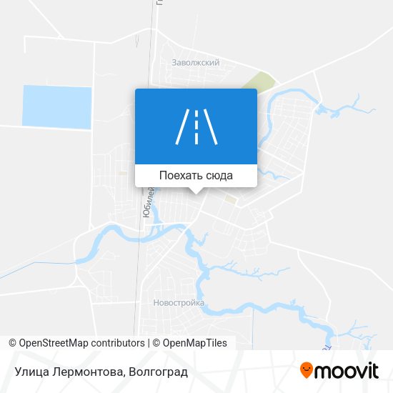 Карта Улица Лермонтова