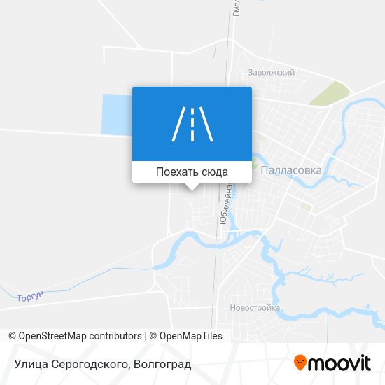 Карта Улица Серогодского