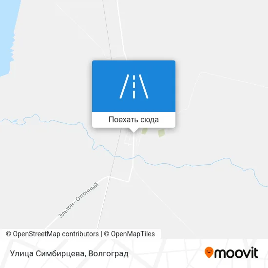 Карта Улица Симбирцева