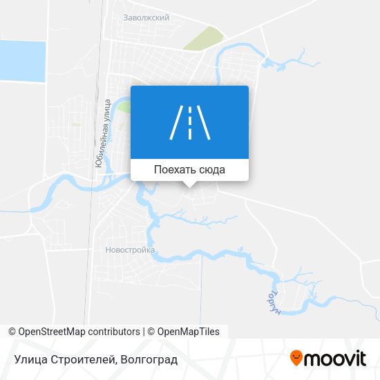Карта Улица Строителей