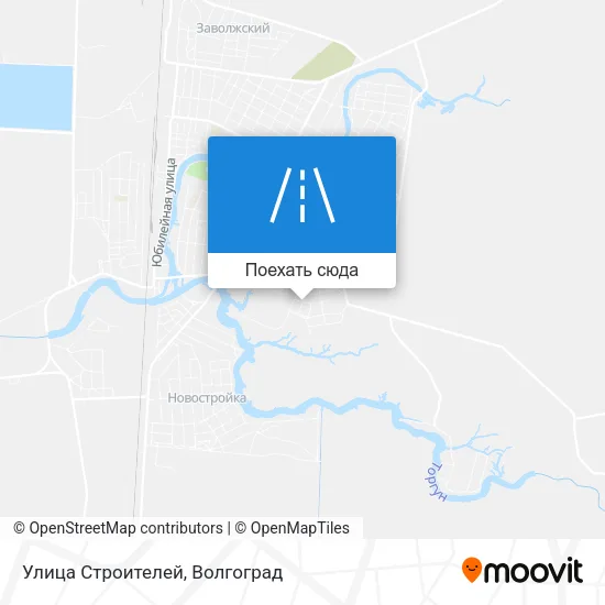 Карта Улица Строителей