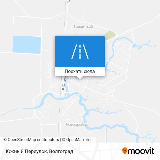 Карта Южный Переулок