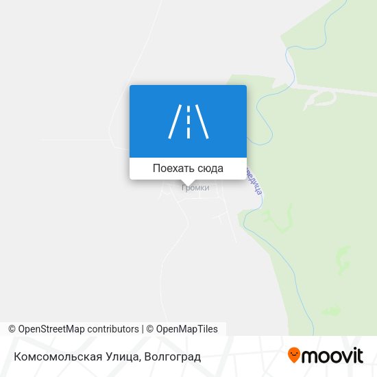 Карта Комсомольская Улица