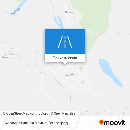 Карта Кооперативная Улица