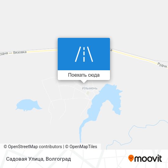 Карта Садовая Улица